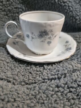 Haviland White Porcelain Plate with Green Backstamp